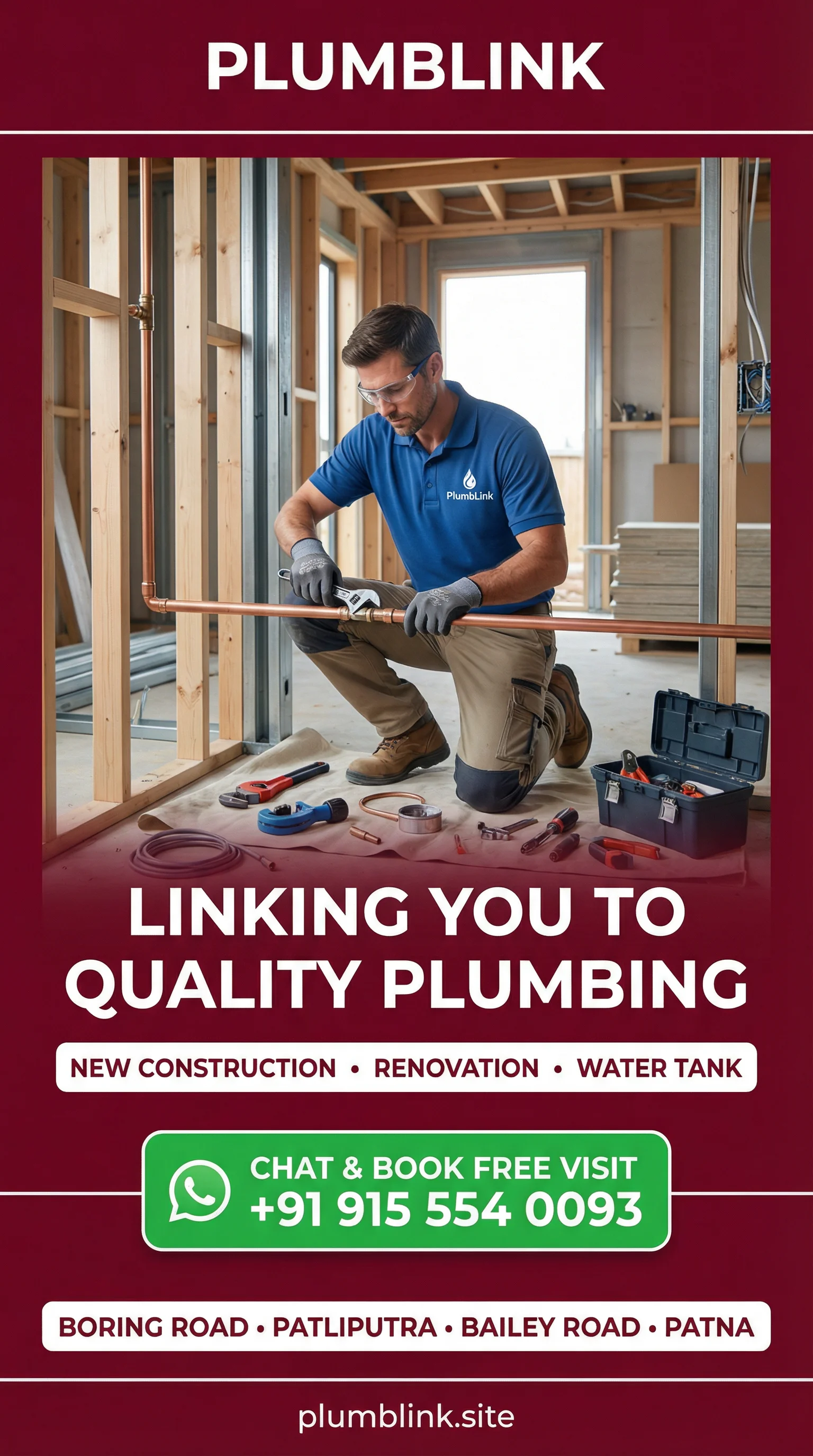 PlumbLink – Quality Plumbing Services in Patna